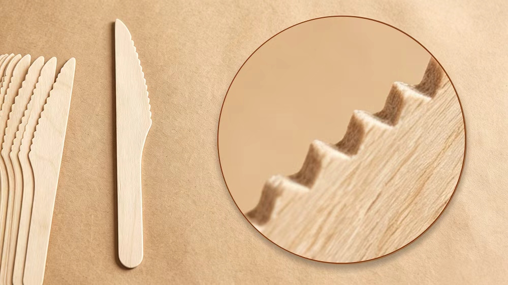 disposable wooden knife